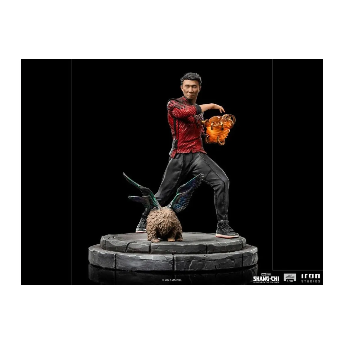 Iron Studios Marvel - Shang-Chi & Morris - Shang-Chi et la Légende des Dix Anneaux statuette 1/10 BDS Art Scale