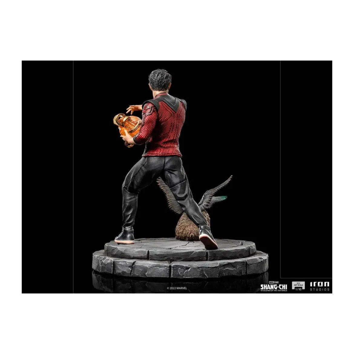 Iron Studios Marvel - Shang-Chi & Morris - Shang-Chi et la Légende des Dix Anneaux statuette 1/10 BDS Art Scale
