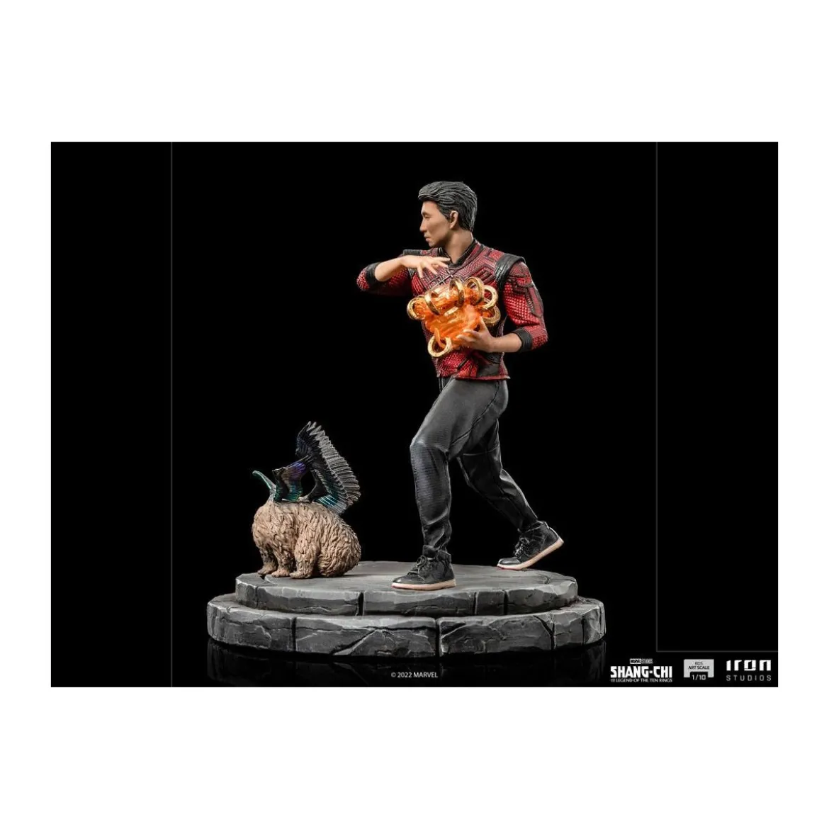 Iron Studios Marvel - Shang-Chi & Morris - Shang-Chi et la Légende des Dix Anneaux statuette 1/10 BDS Art Scale