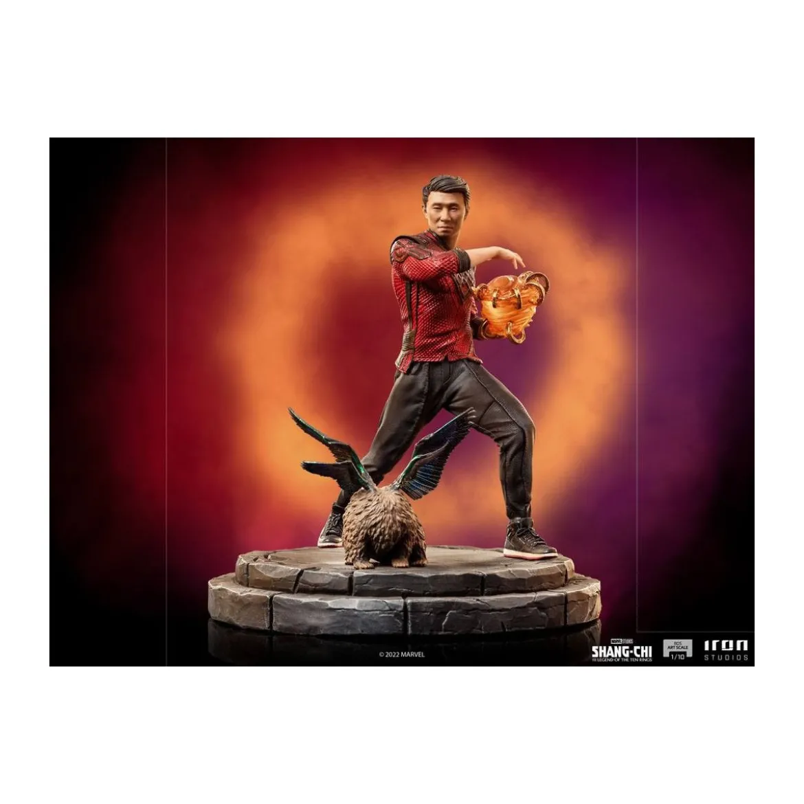 Iron Studios Marvel - Shang-Chi & Morris - Shang-Chi et la Légende des Dix Anneaux statuette 1/10 BDS Art Scale