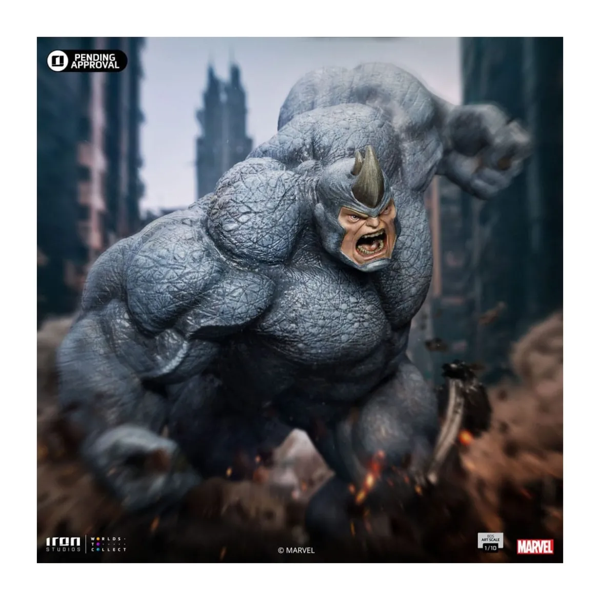 Iron Studios Marvel Spider-Man Vs Villains - Rhino BDS Art Scale 1/10