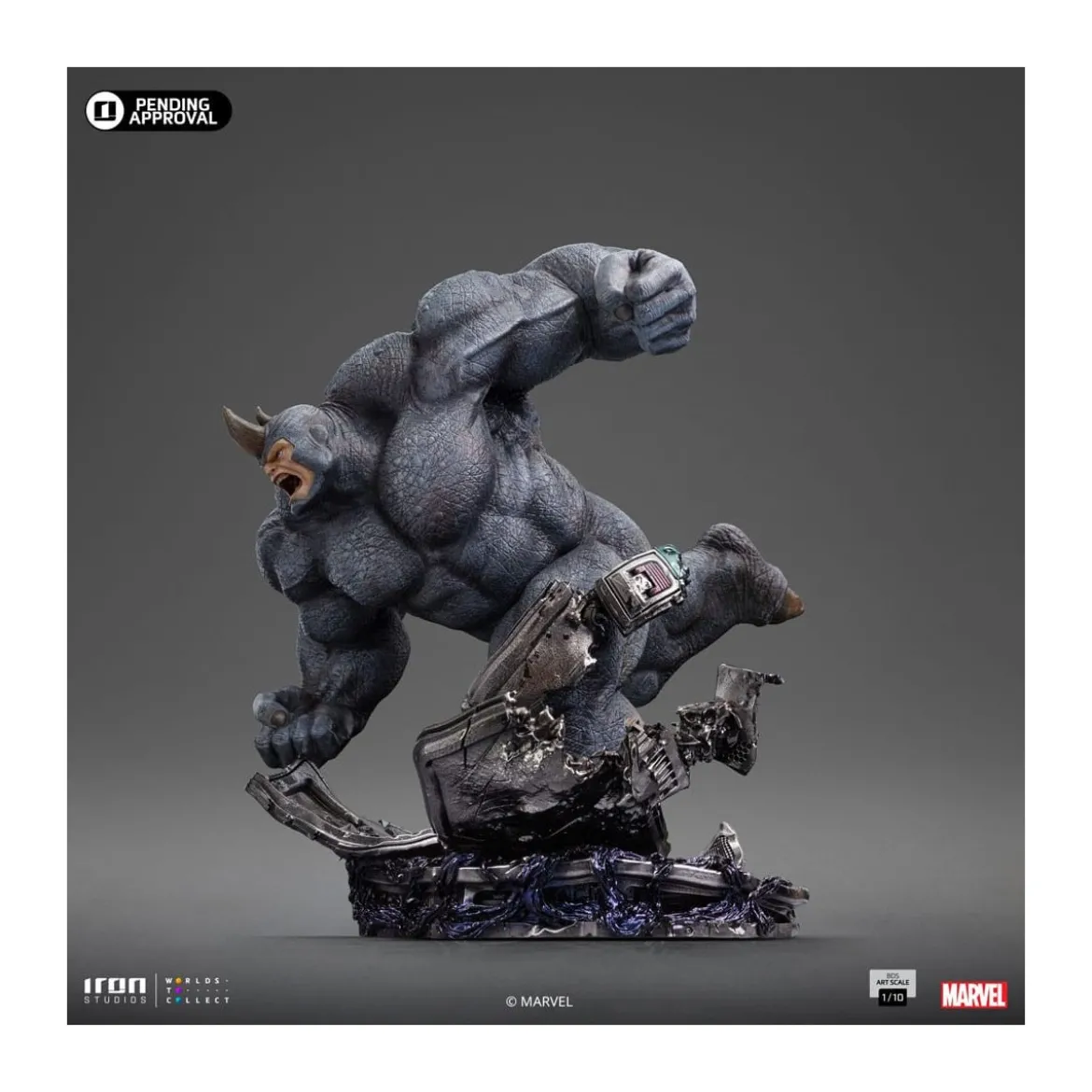 Iron Studios Marvel Spider-Man Vs Villains - Rhino BDS Art Scale 1/10
