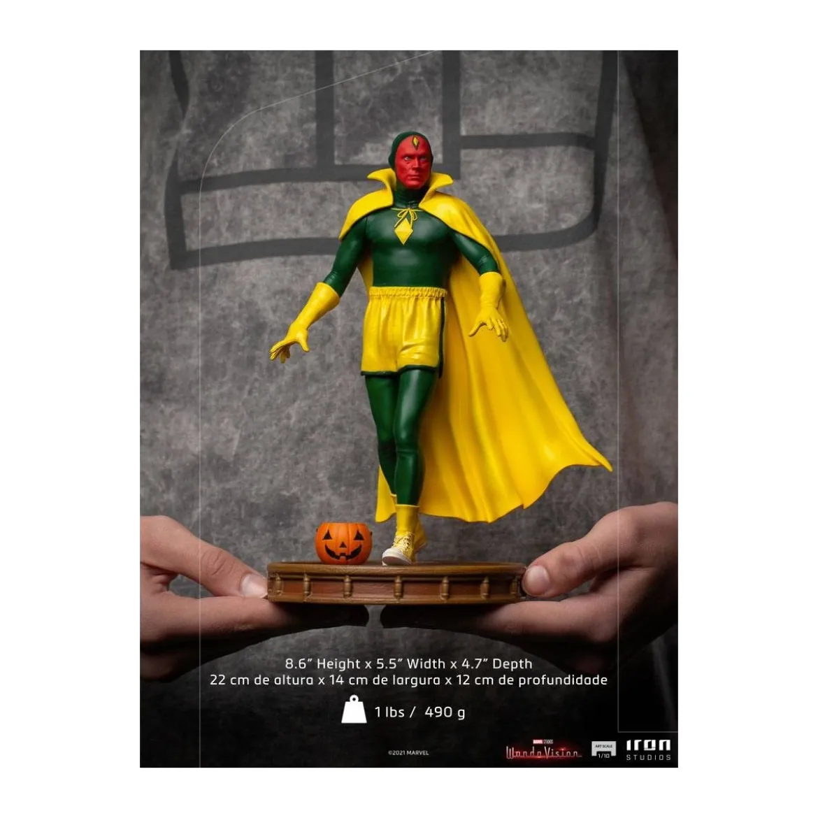 Iron Studios Marvel - Wanda Vision - Vision Halloween Version - BDS Art Scale 1/10