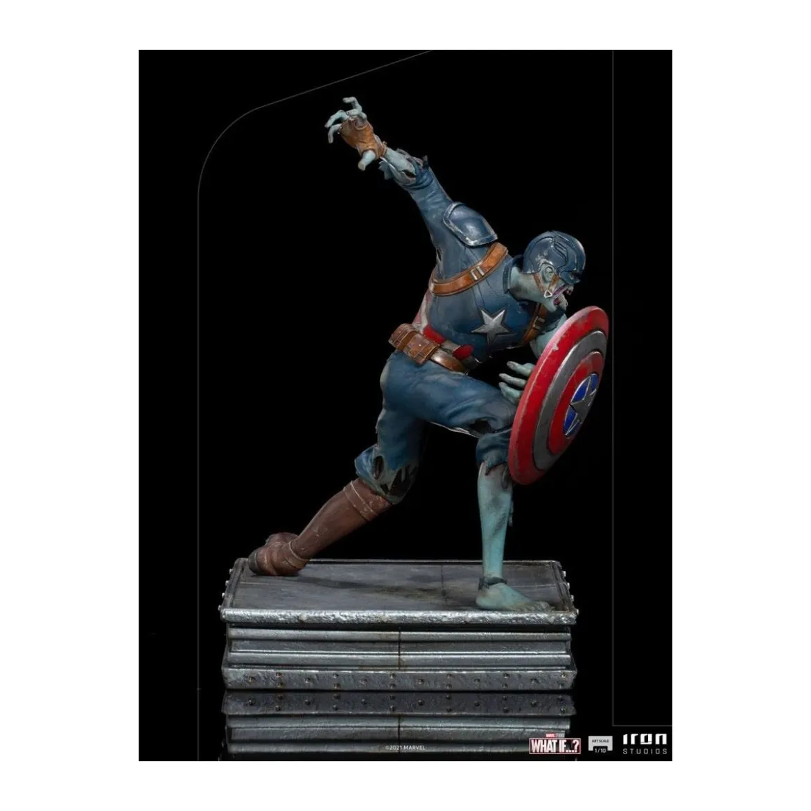 Iron Studios Marvel - What If...? Captain America Zombie statuette 1/10 Art Scale