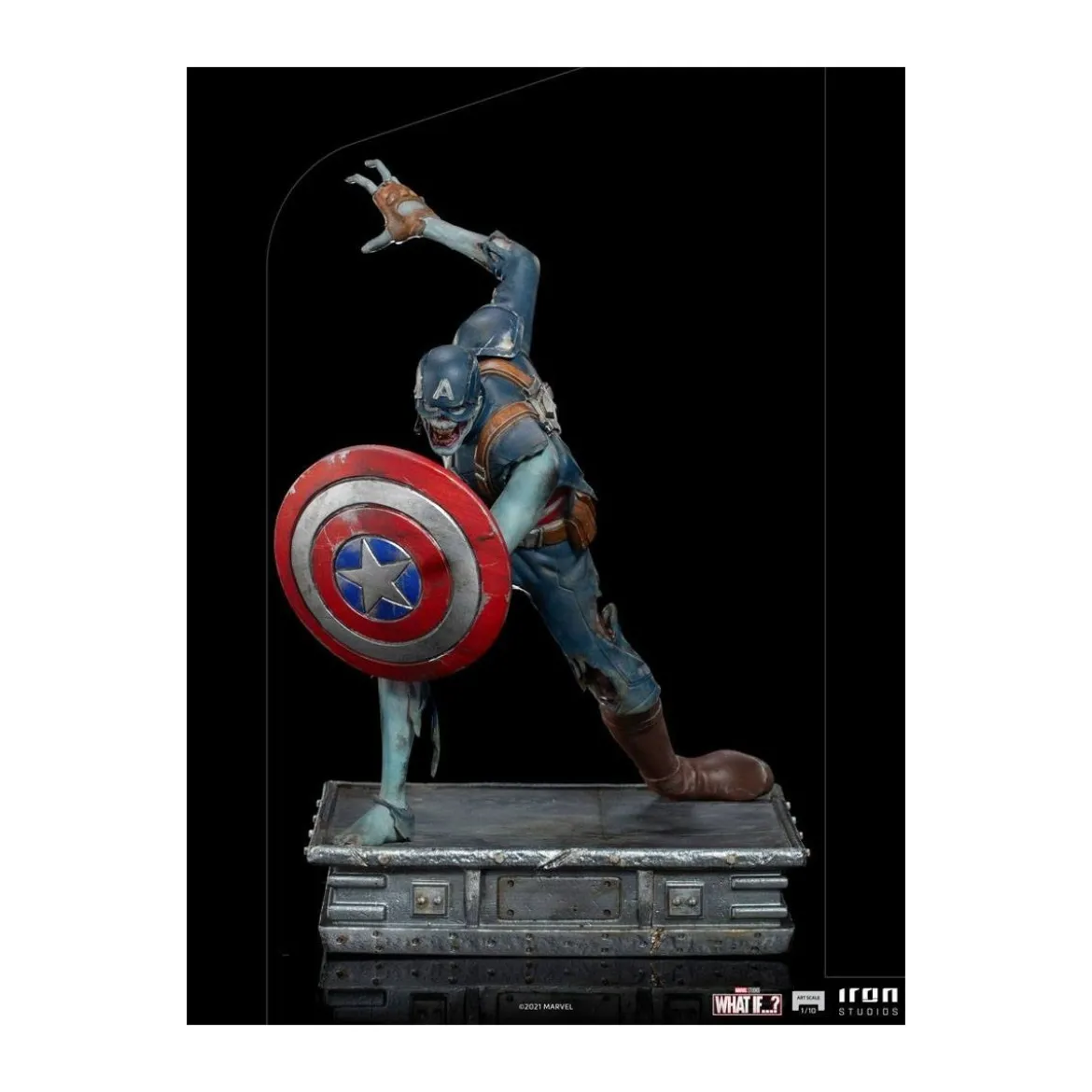 Iron Studios Marvel - What If...? Captain America Zombie statuette 1/10 Art Scale