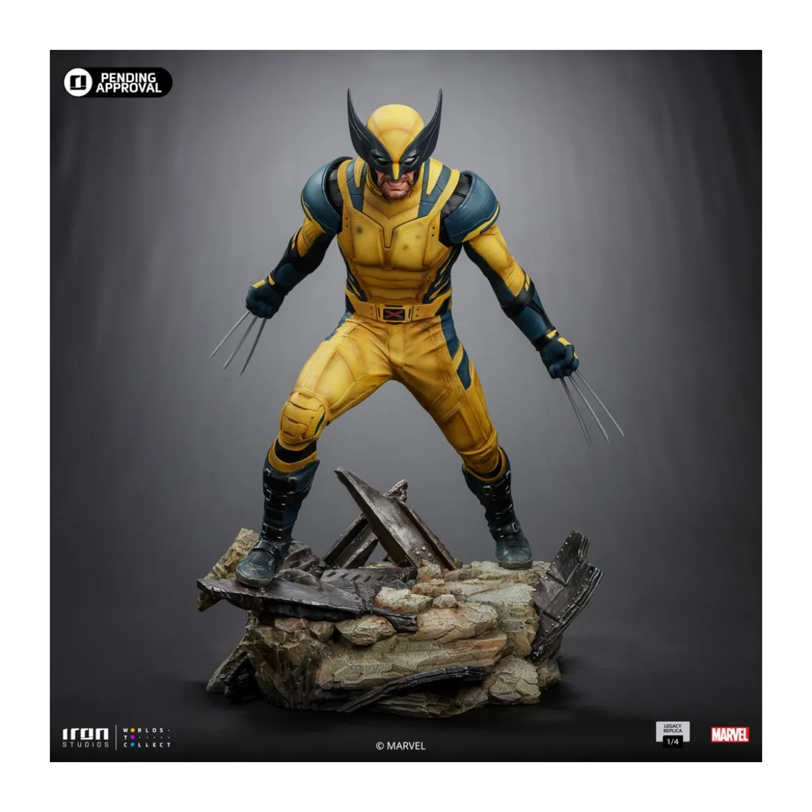 Iron Studios Marvel - Wolverine Legacy Replica 1/4 - Deadpool & Wolverine
