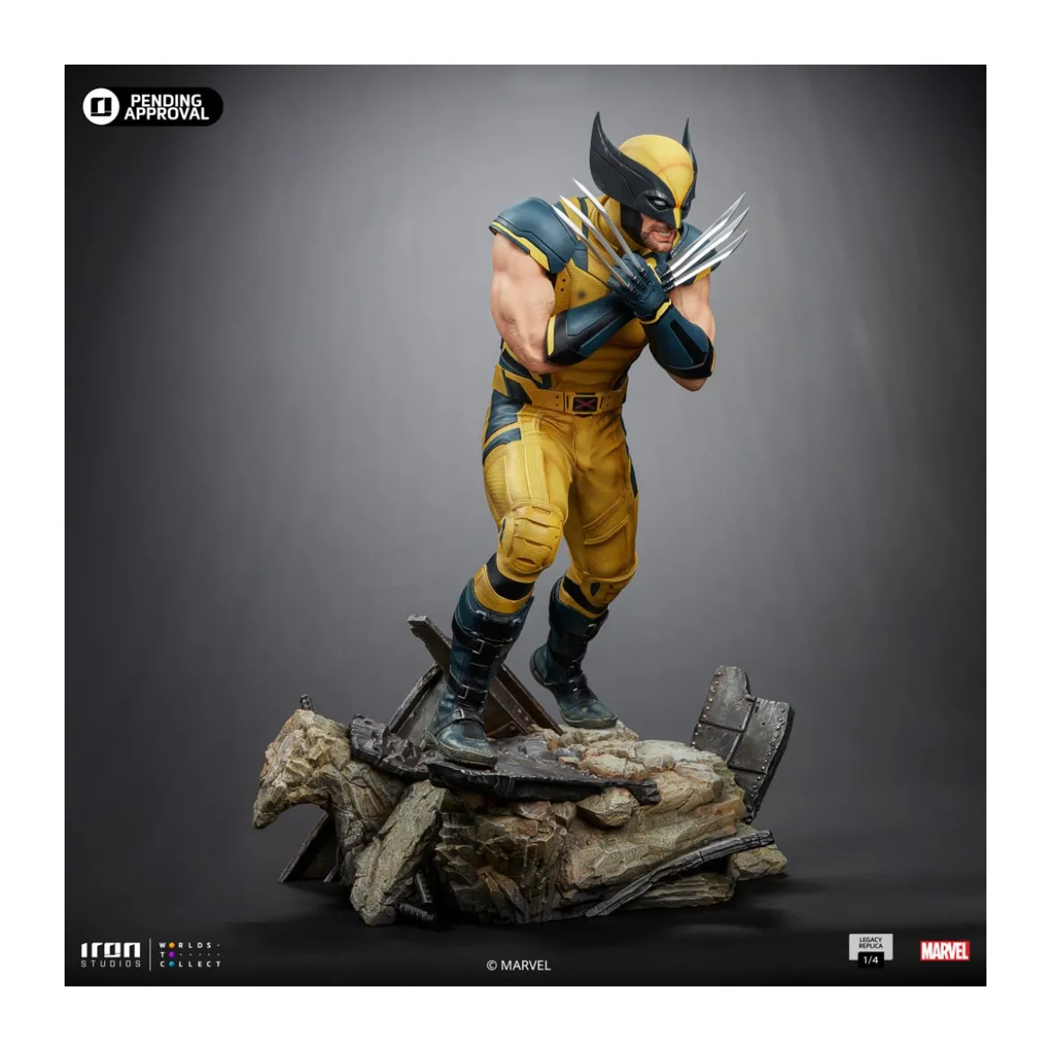 Iron Studios Marvel - Wolverine Legacy Replica 1/4 - Deadpool & Wolverine