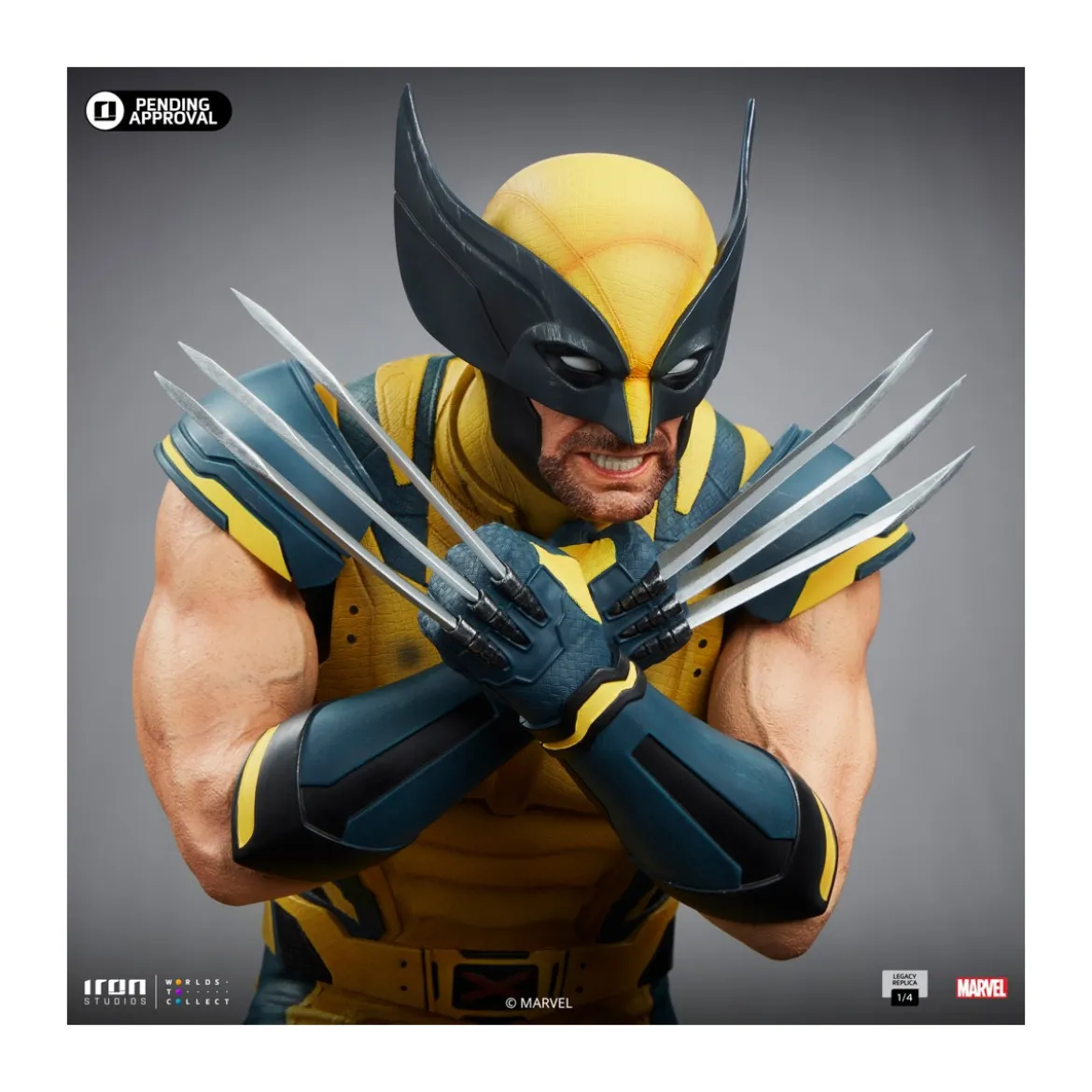 Iron Studios Marvel - Wolverine Legacy Replica 1/4 - Deadpool & Wolverine