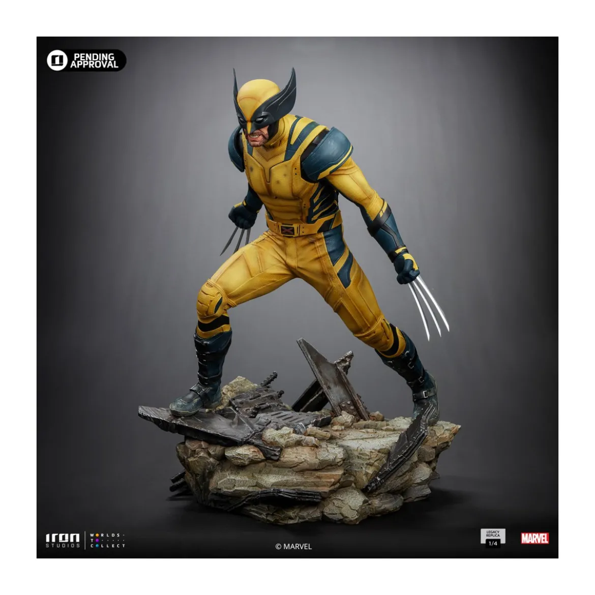 Iron Studios Marvel - Wolverine Legacy Replica 1/4 - Deadpool & Wolverine