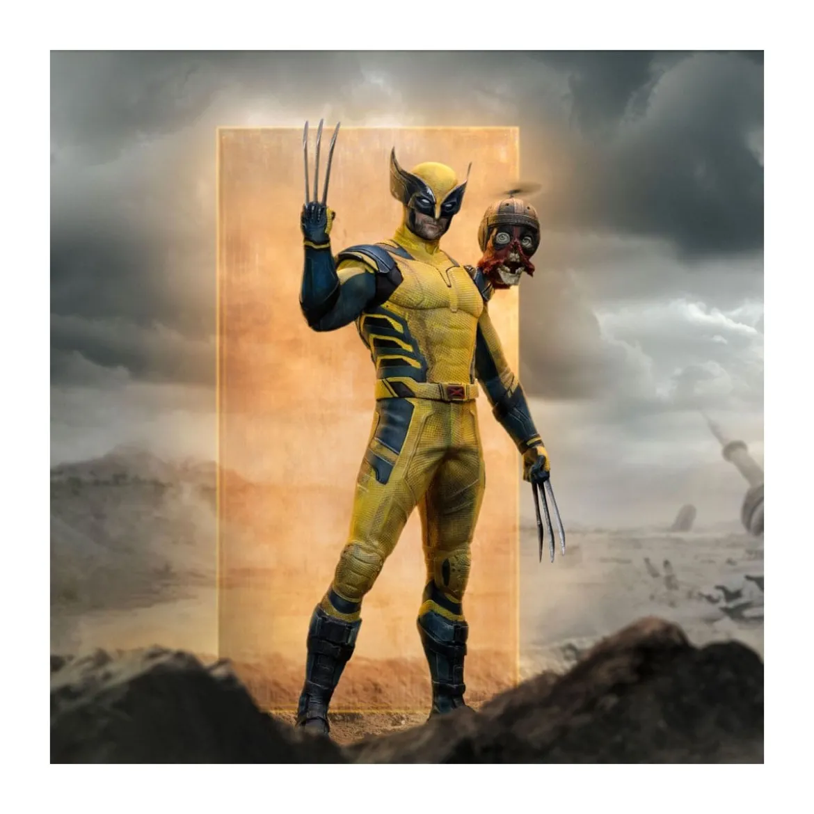 Iron Studios Marvel - Wolverine & Headpool 1/10 BDS Art Scale - Deadpool & Wolverine