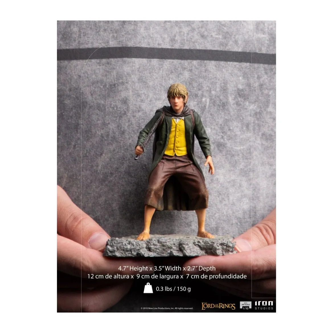 Iron Studios - Merry - Le Seigneur des Anneaux - LOTR statue BDS Art Scale 1/10