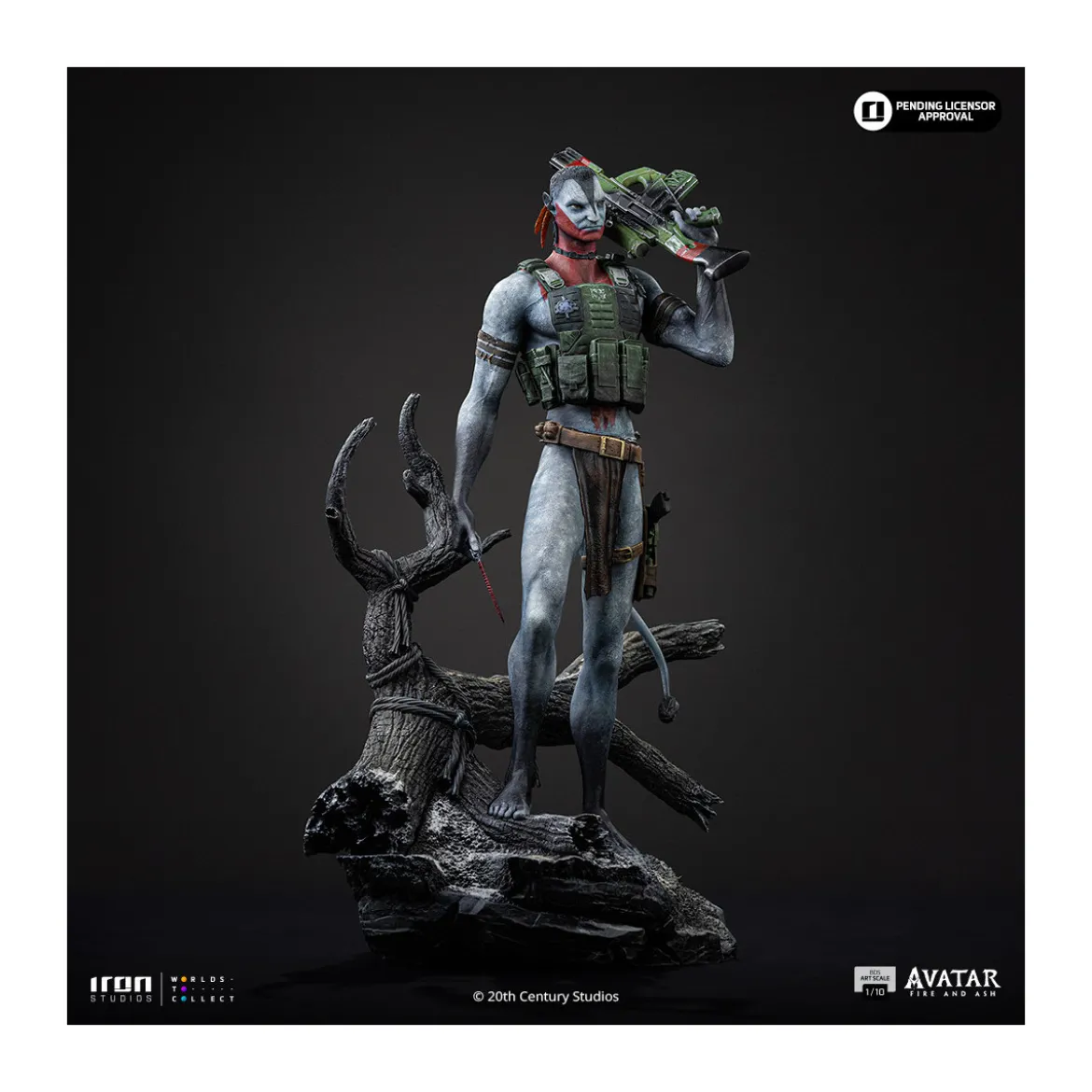 Iron Studios - Miles Quaritch Art Scale 1/10 - Avatar 3: Fire and Ash