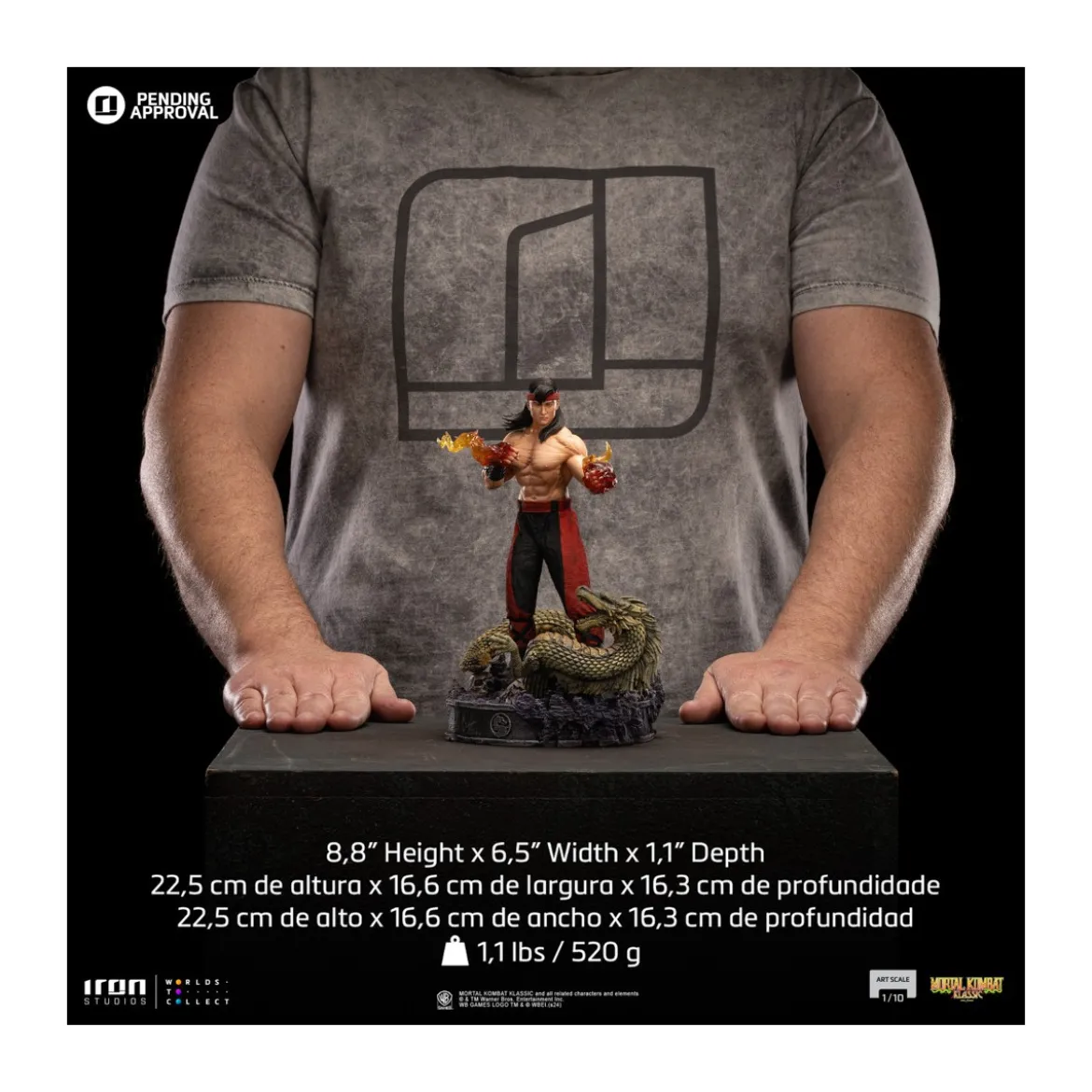 Iron Studios Mortal Kombat - LIU KANG 1/10 BDS Art Scale