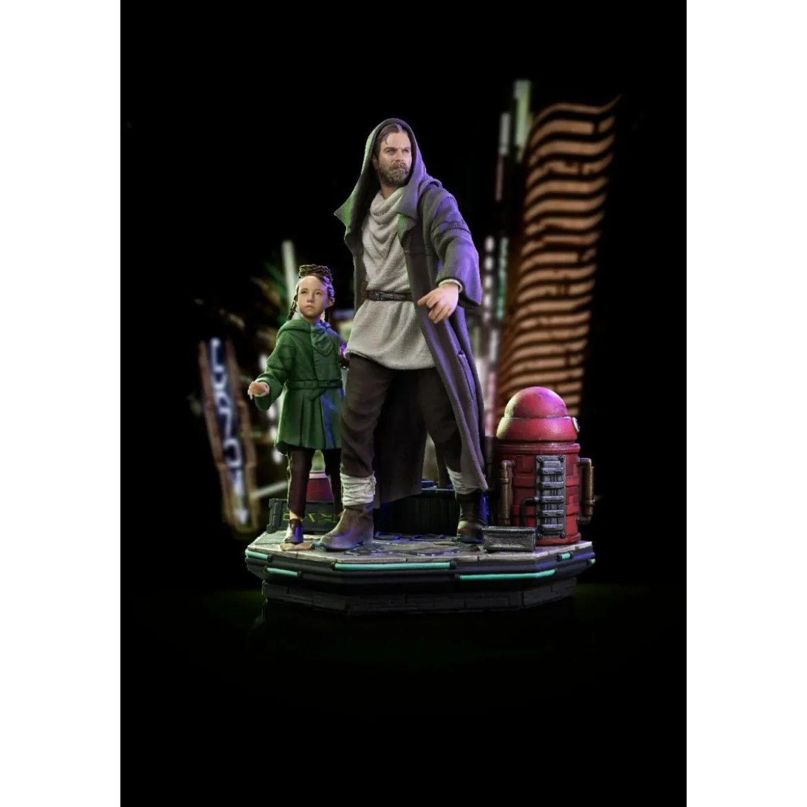 IRON STUDIOS - Obi-Wan and Young Leia Deluxe Art Scale 1/10 - Star Wars Obi-Wan Kenobi