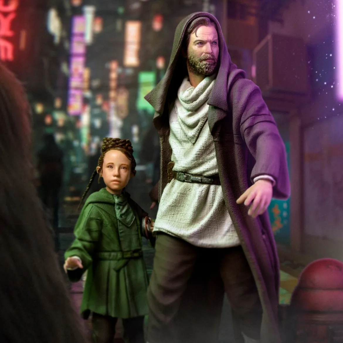 IRON STUDIOS - Obi-Wan and Young Leia Deluxe Art Scale 1/10 - Star Wars Obi-Wan Kenobi