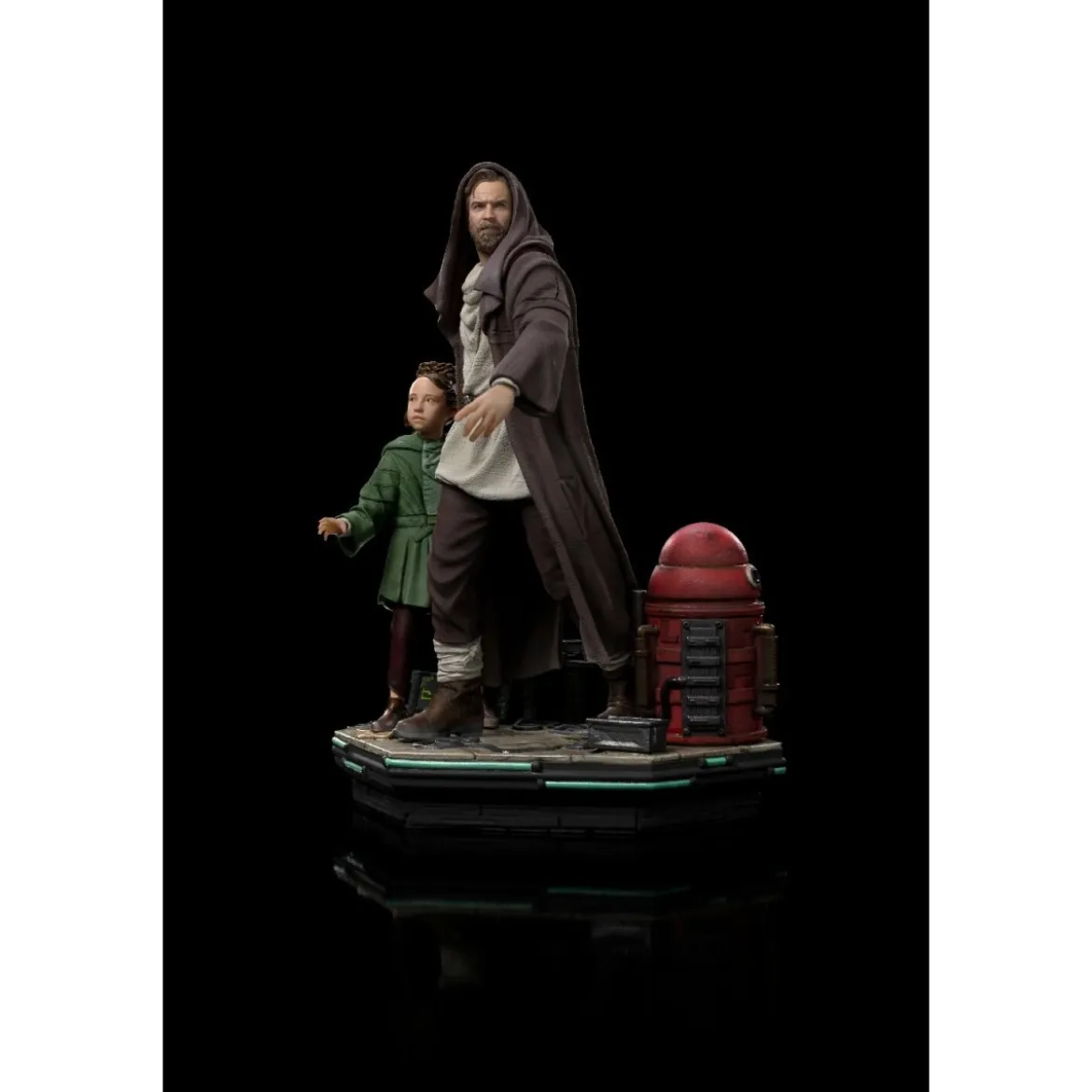 IRON STUDIOS - Obi-Wan and Young Leia Deluxe Art Scale 1/10 - Star Wars Obi-Wan Kenobi