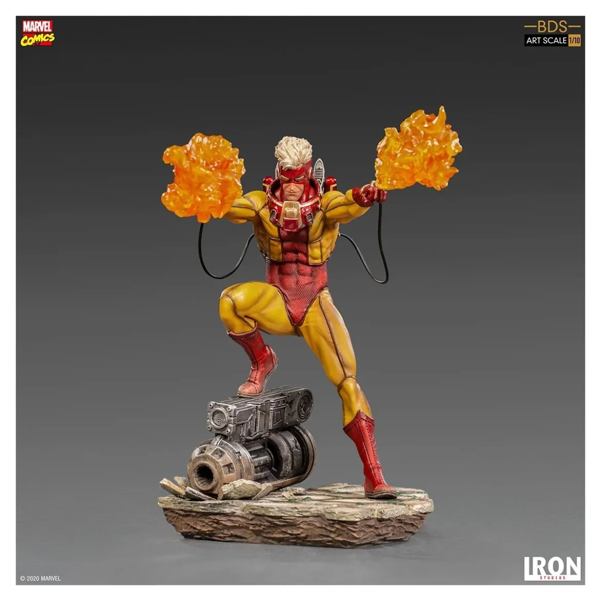 IRON STUDIOS - Pyro BDS Art Scale 1/10 - Marvel Comics