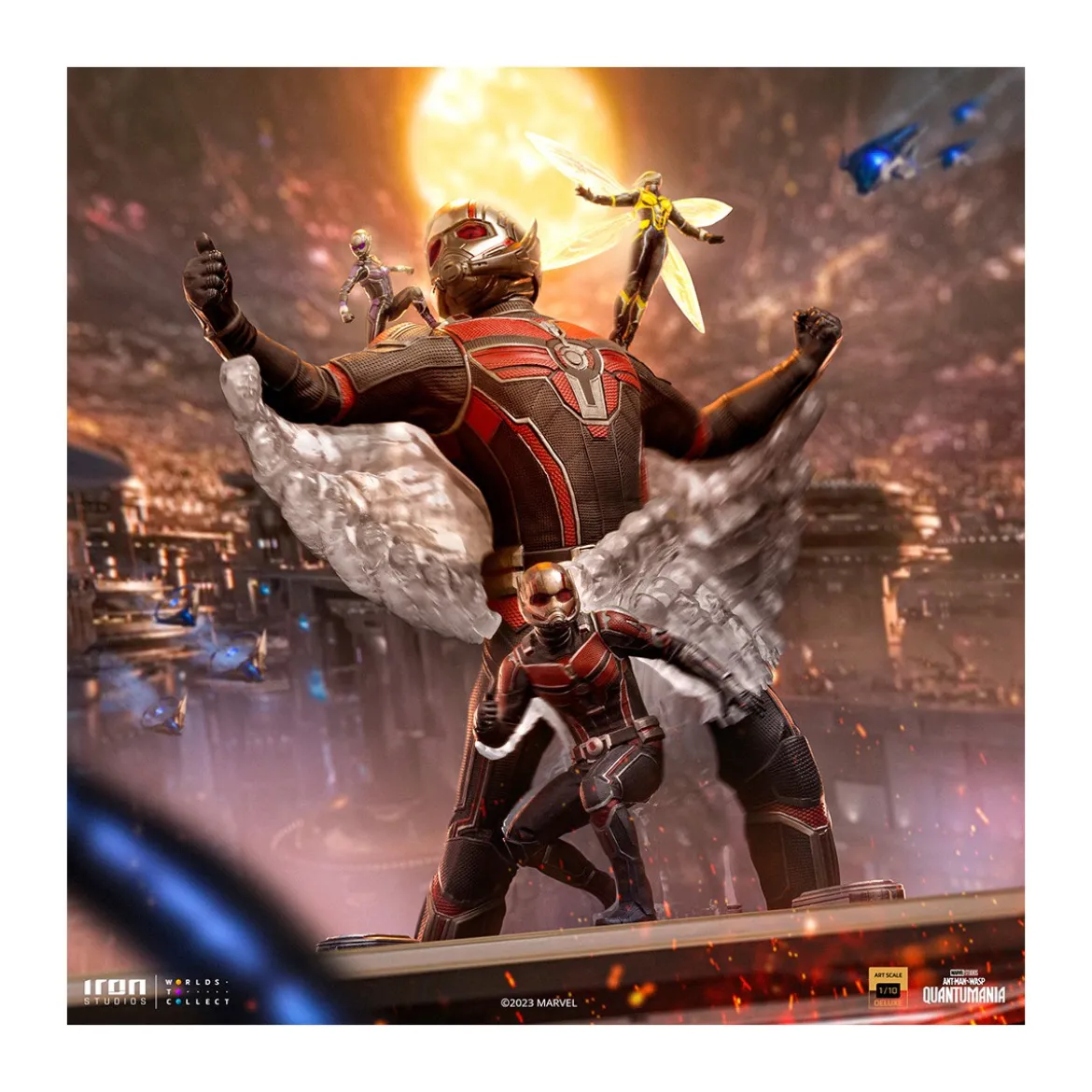 Iron Studios - Quantumania Ant-Man - Ant-Man & the Wasp Marvel Comics 1/10 Deluxe Art Scale