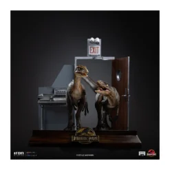 Iron Studios - Raptors at the kitchen's door - Jurassic Park 1/10 Bds Art Scale