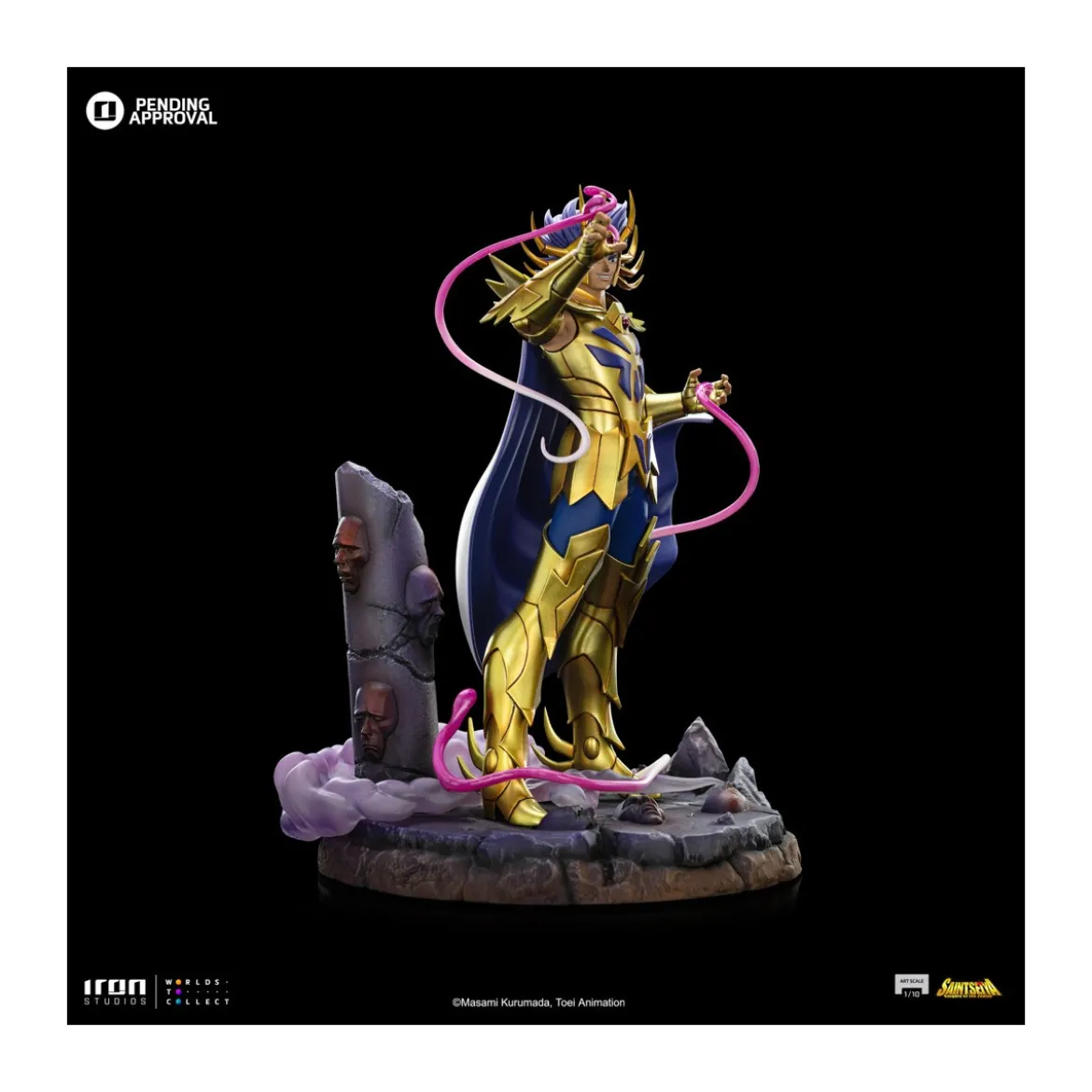 Iron Studios - Saint Seiya - Cancer Deathmask BDS Art Scale 1/10 - Les Chevaliers du Zodiaque