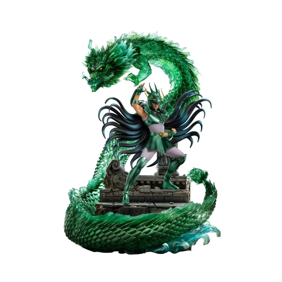 Iron Studios - Saint Seiya - Dragon Shiryu Deluxe Art Scale 1/10 - Les Chevaliers du Zodiaque Shiryu du Dragon