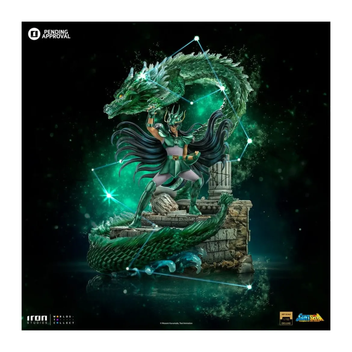 Iron Studios - Saint Seiya - Dragon Shiryu Deluxe Art Scale 1/10 - Les Chevaliers du Zodiaque Shiryu du Dragon