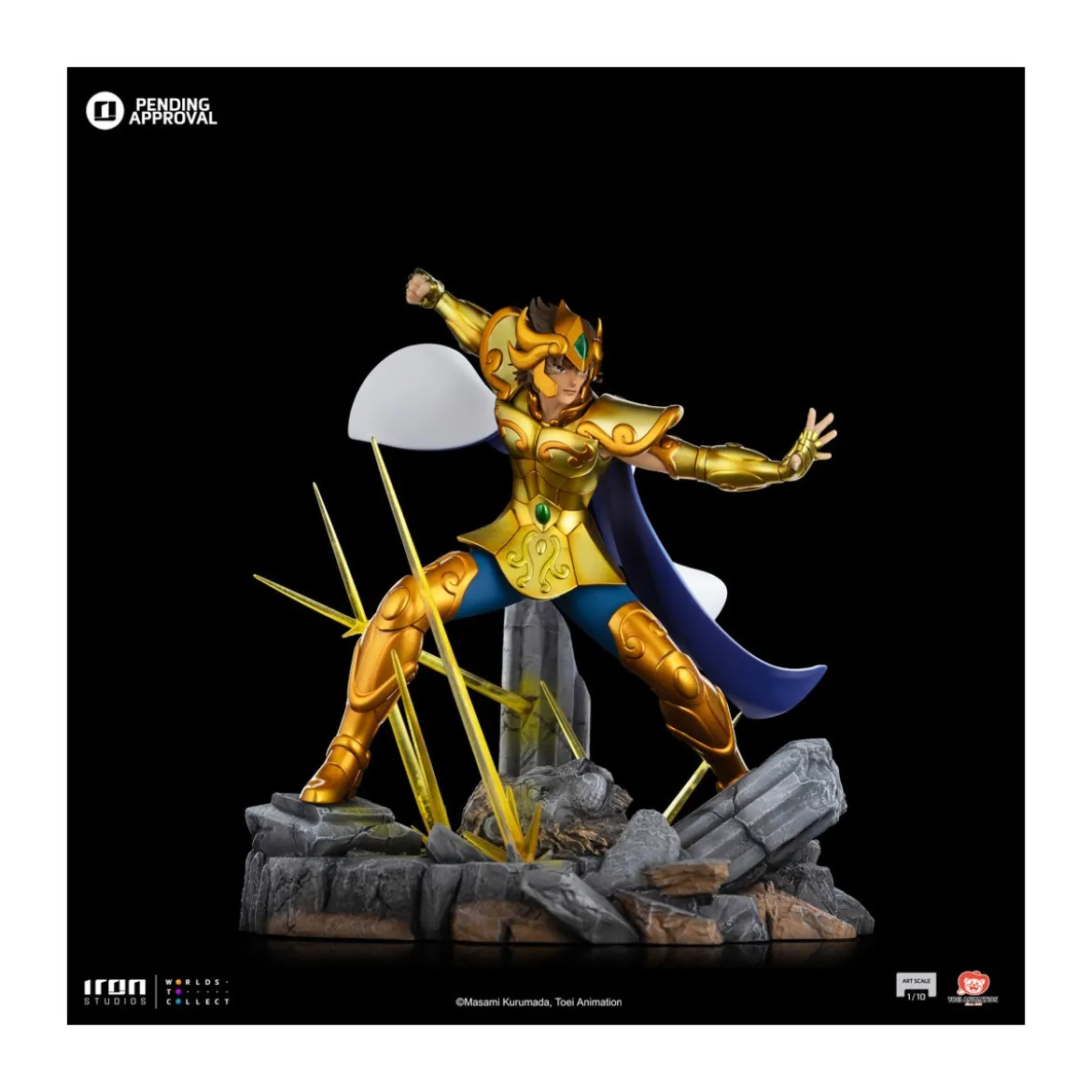 Iron Studios - Saint Seiya - Leo Aiolia BDS Art Scale 1/10 - Les Chevaliers du Zodiaque Aior du Lion