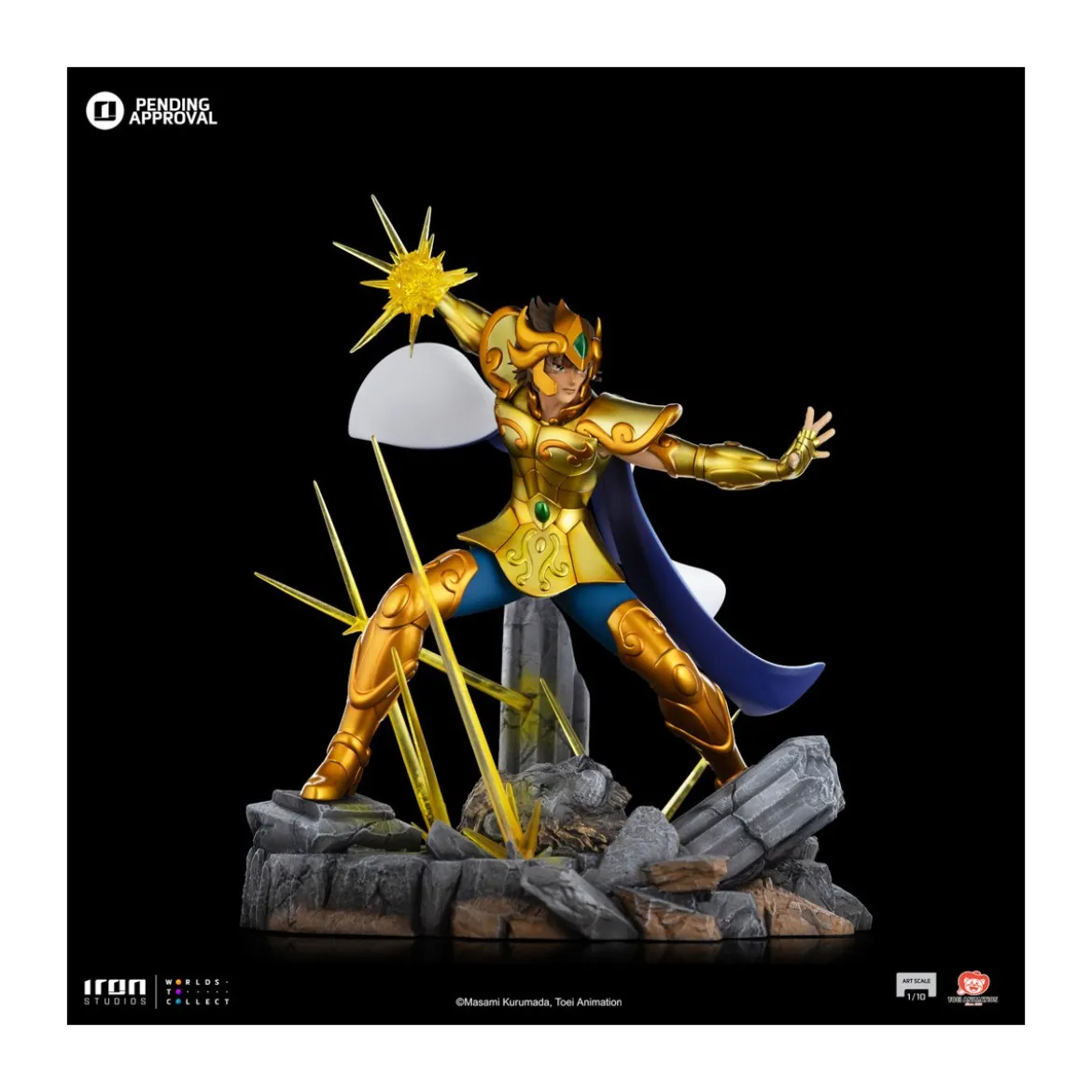 Iron Studios - Saint Seiya - Leo Aiolia BDS Art Scale 1/10 - Les Chevaliers du Zodiaque Aior du Lion