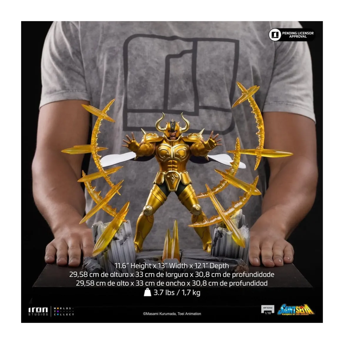 Iron Studios - Saint Seiya - taurus Aldebaran Art Scale 1/10 - Les Chevaliers du Zodiaque
