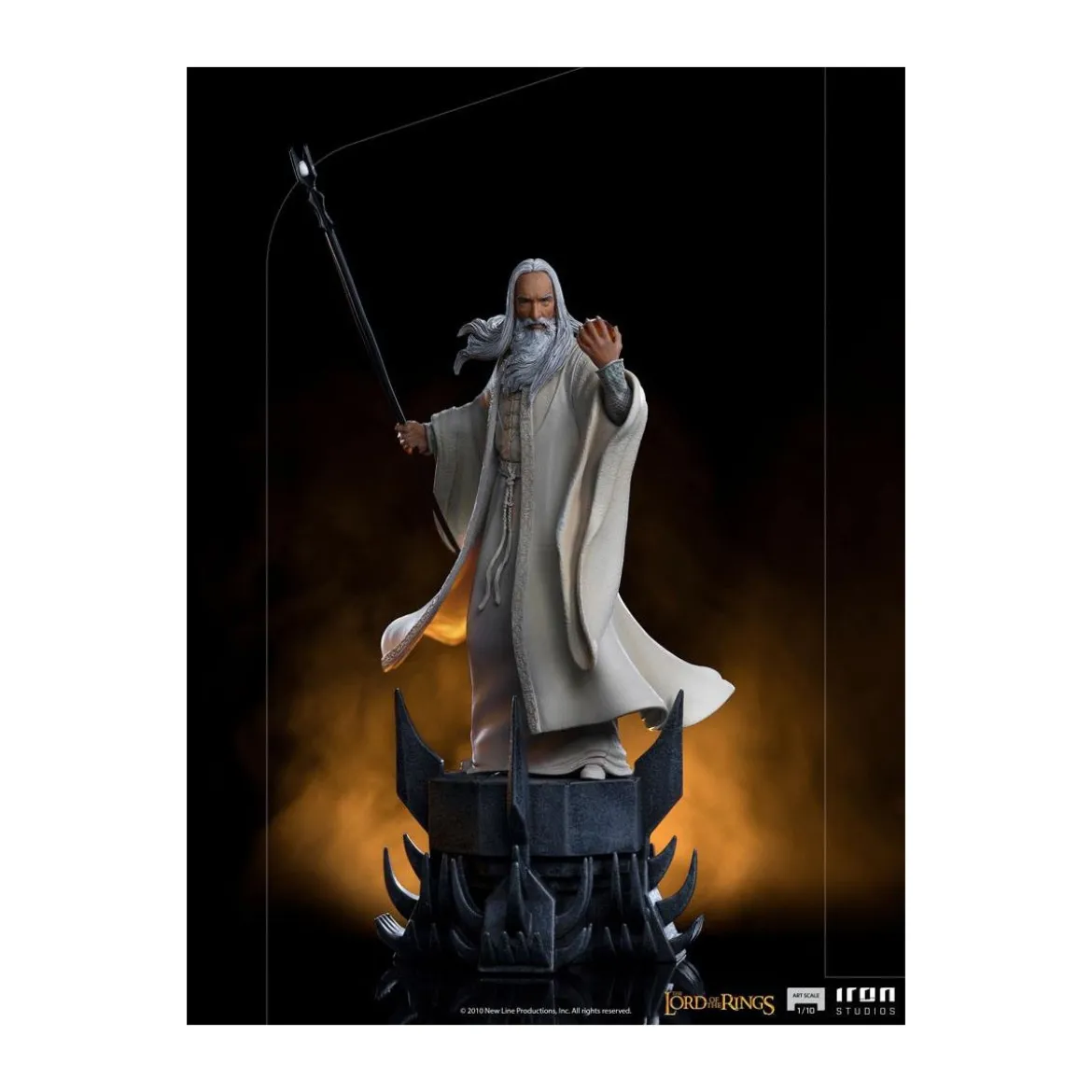 Iron Studios - Saruman - Saroumane - Le Seigneur des Anneaux - LOTR statue BDS Art Scale 1/10