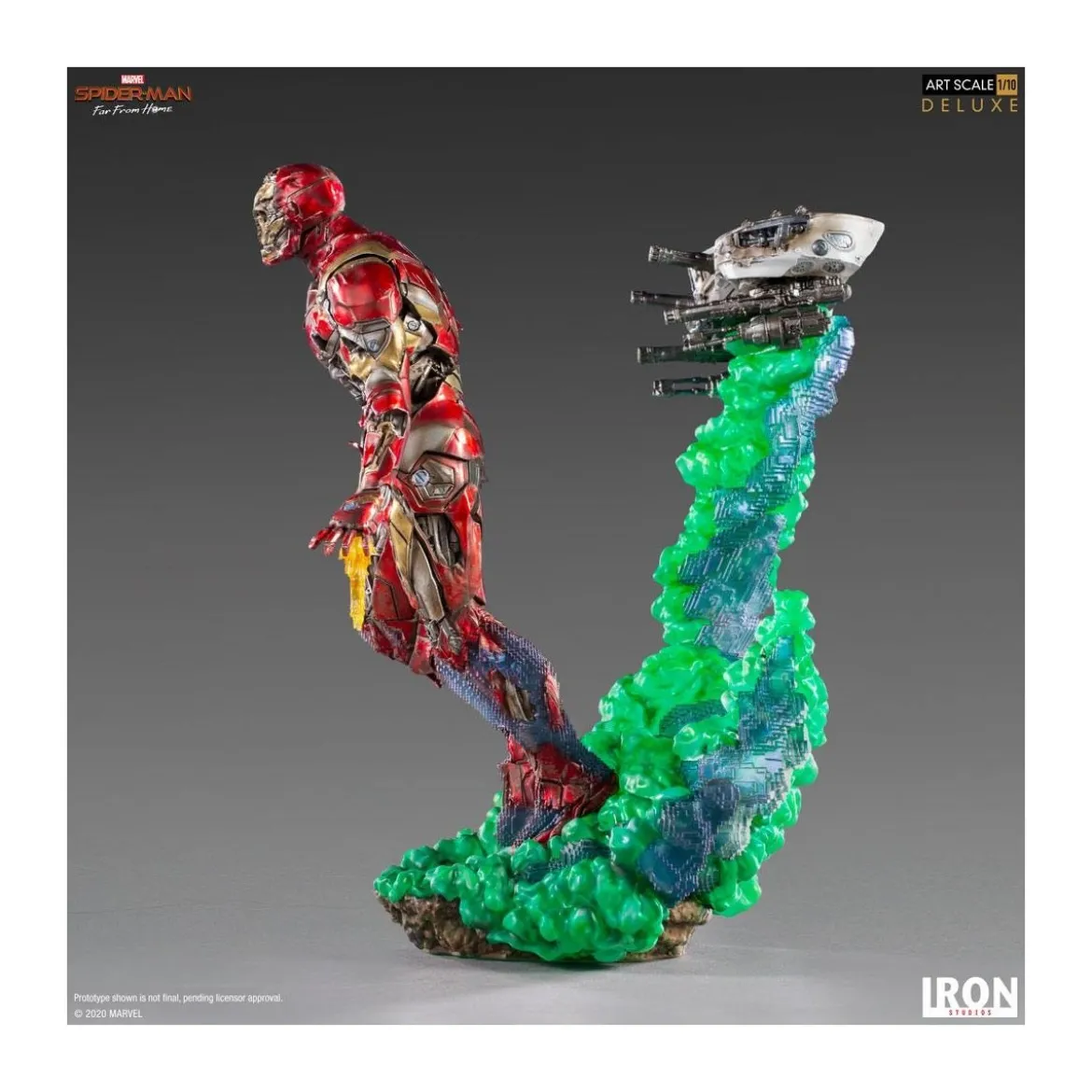 IRON STUDIOS - Spider-Man: Far From Home - Iron Man Illusion - BDS Art Scale Deluxe 1/10
