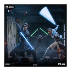Iron Studios Star Wars Clone Wars - Obi-Wan Kenobi Art Scale 1/10