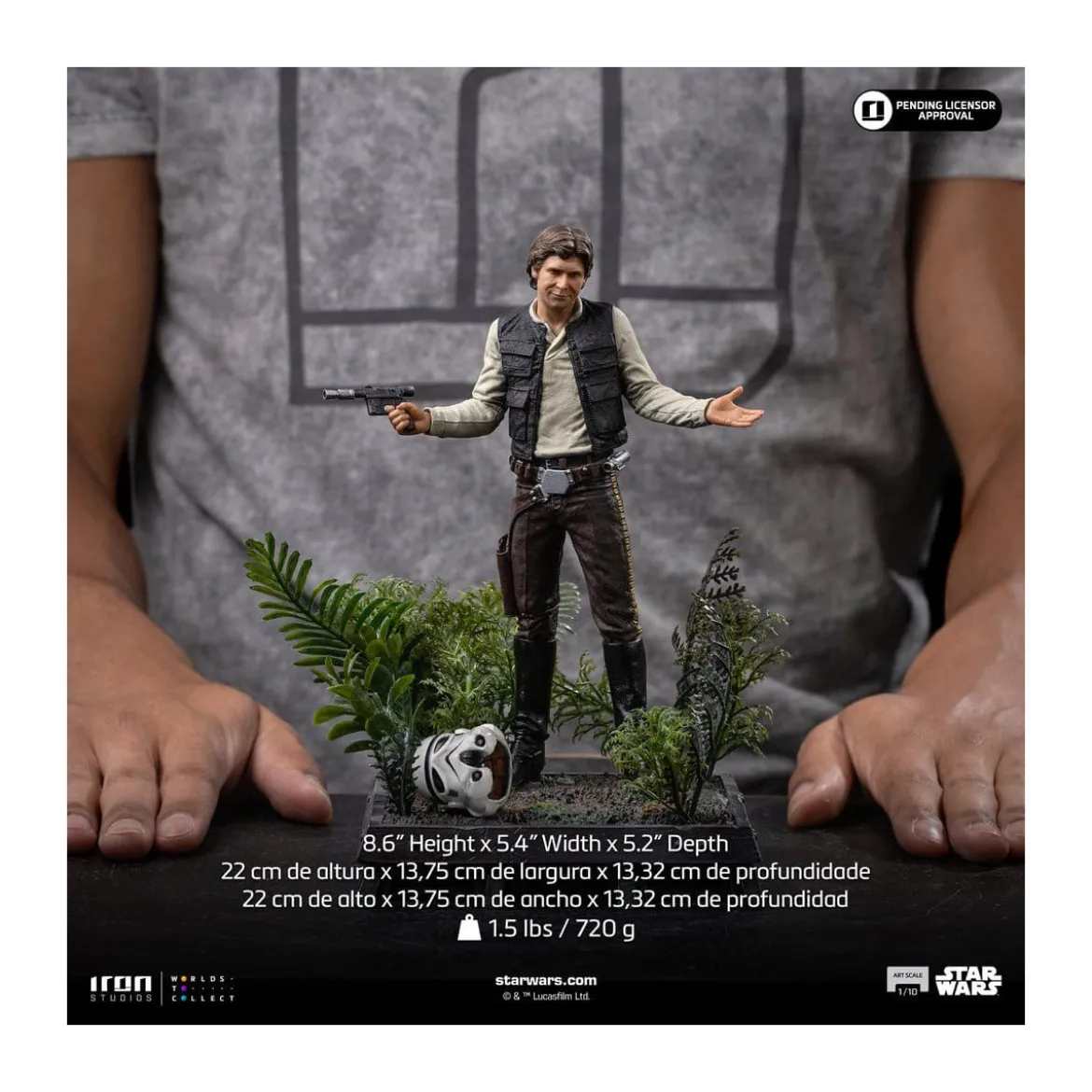 Iron Studios Star Wars - Han Solo (Episode VI) Art Scale 1/10 - Return of the Jedi