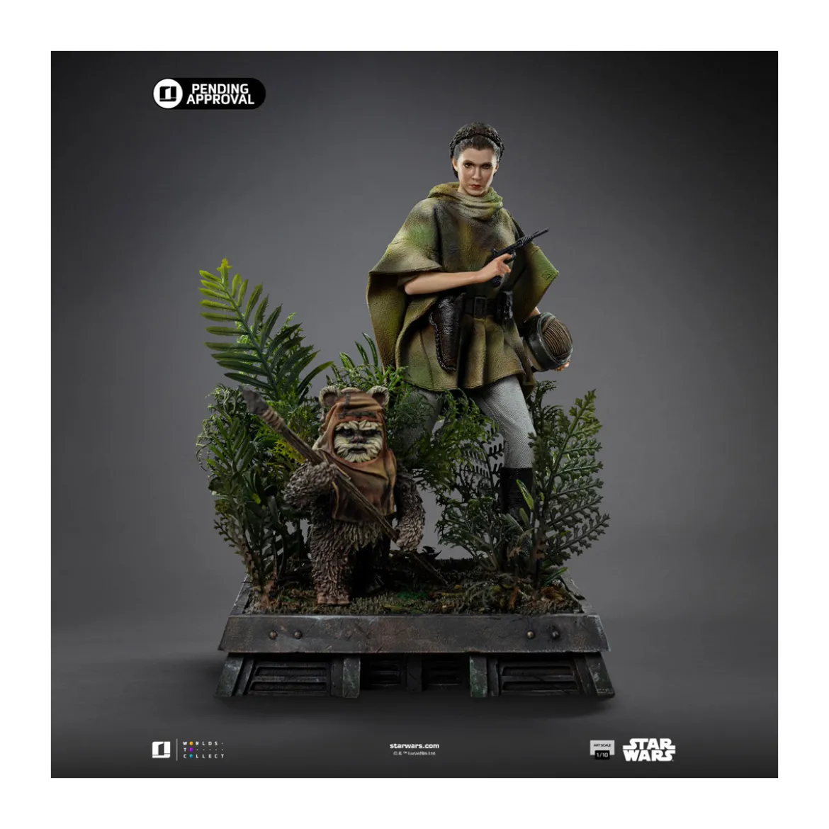 Iron Studios Star Wars - Leia and Wicket Art Scale 1/10 - Return of the Jedi