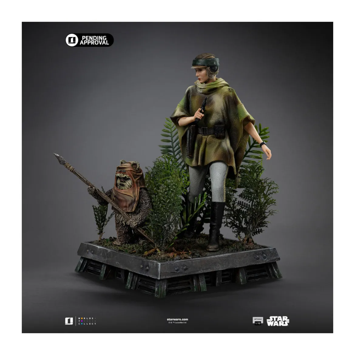 Iron Studios Star Wars - Leia and Wicket Art Scale 1/10 - Return of the Jedi