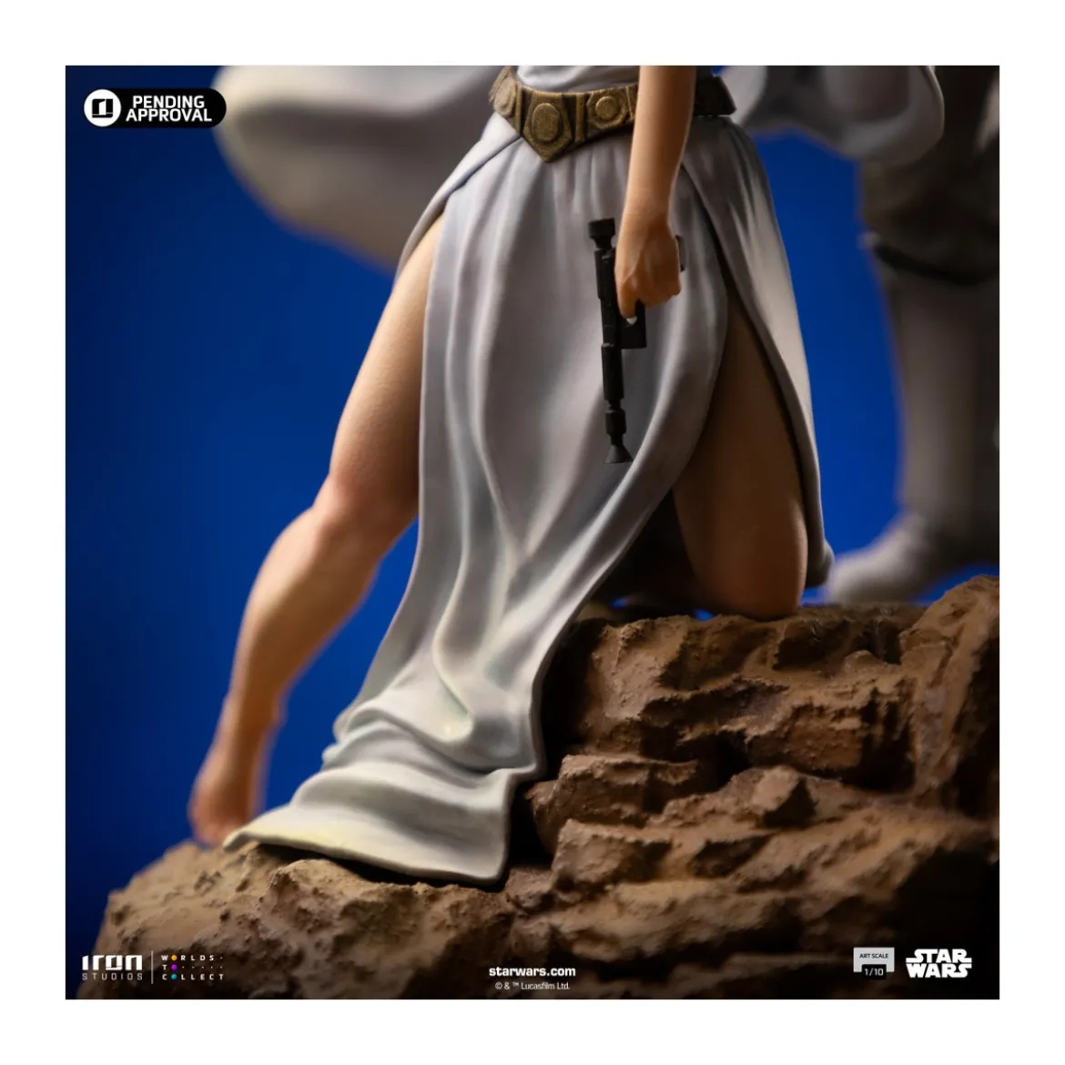 Iron Studios Star Wars - Luke & Leia Movie Poster - Deluxe Art Scale 1/10