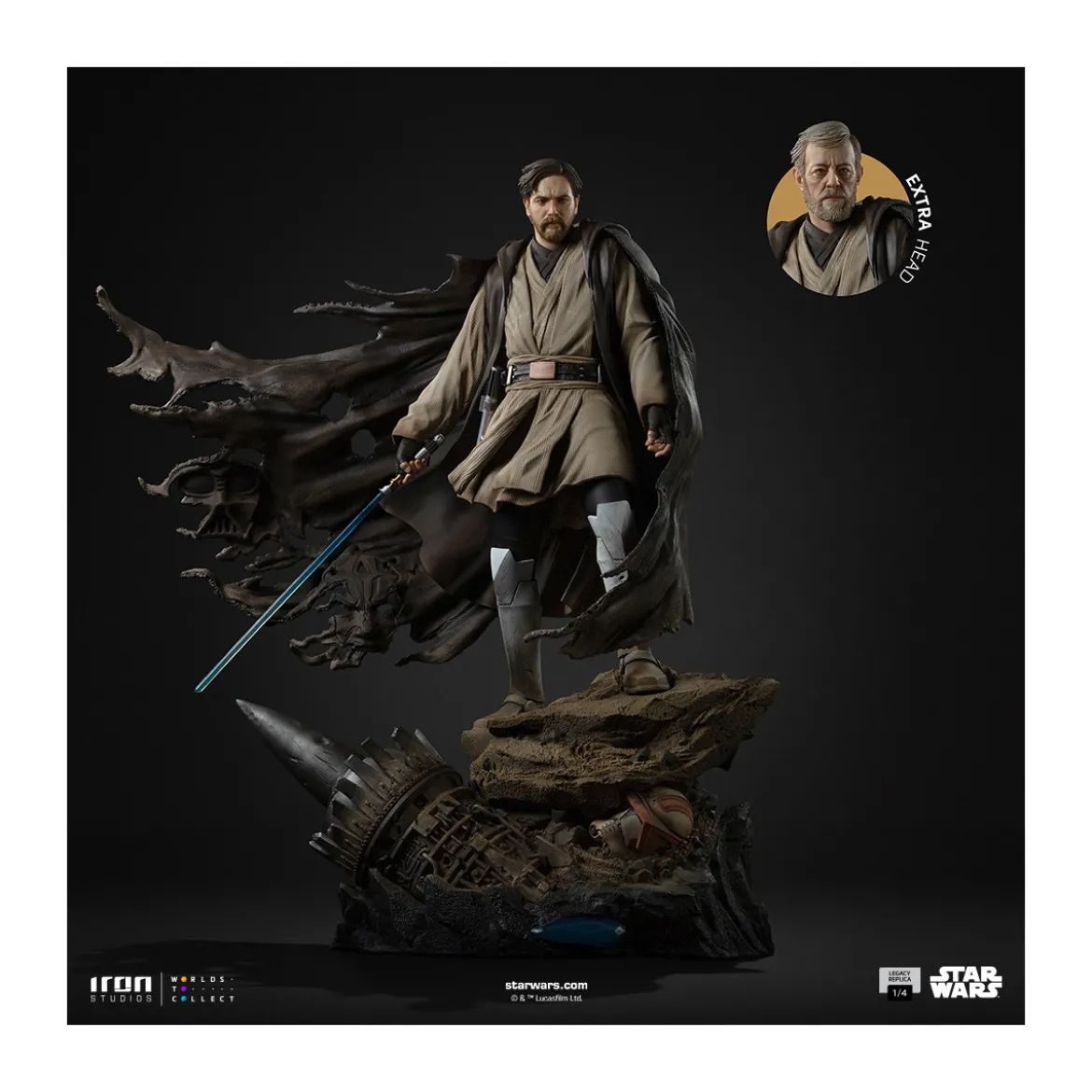 Iron Studios Star Wars - Obi-Wan Kenobi Legacy Replica 1/4 Signatures
