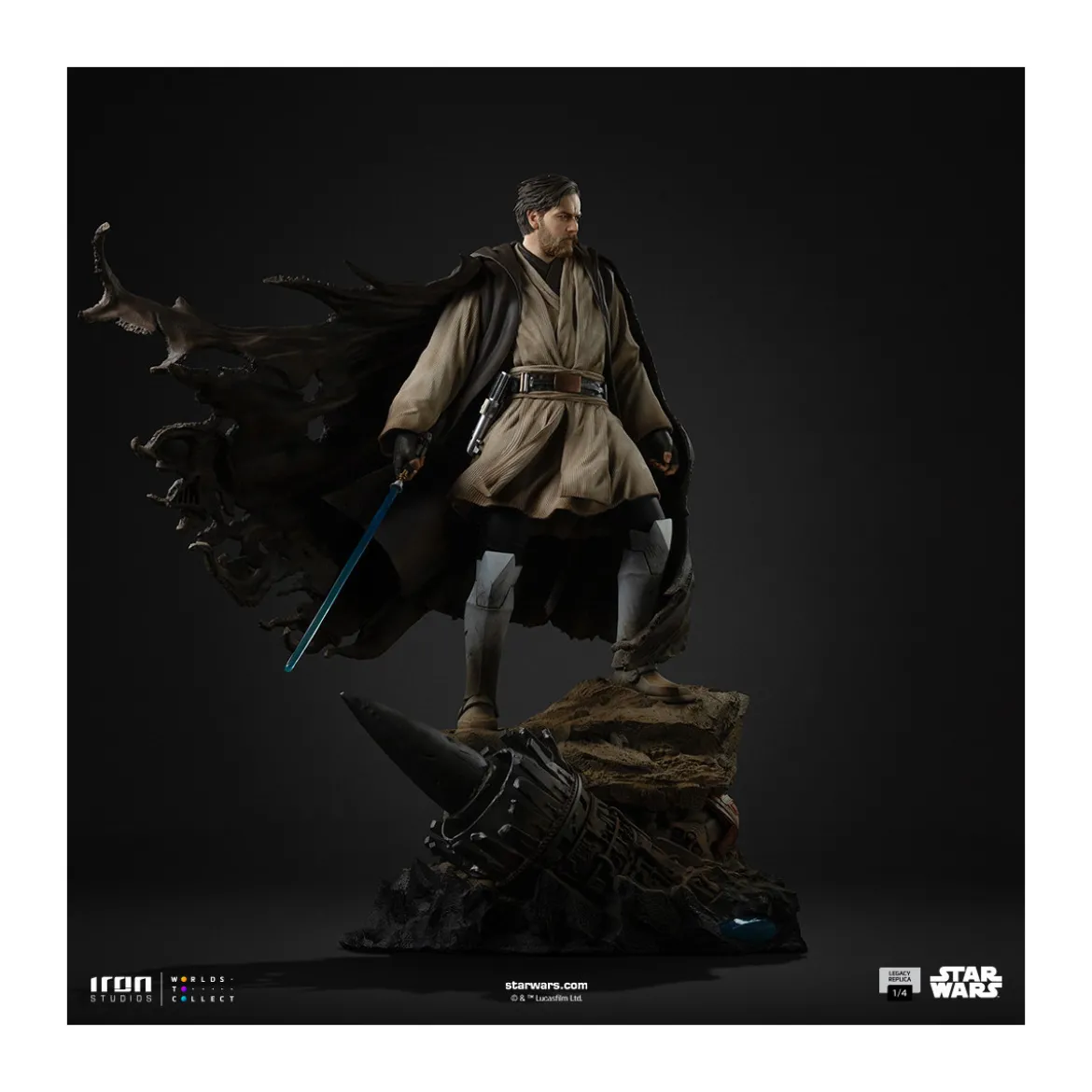 Iron Studios Star Wars - Obi-Wan Kenobi Legacy Replica 1/4 Signatures