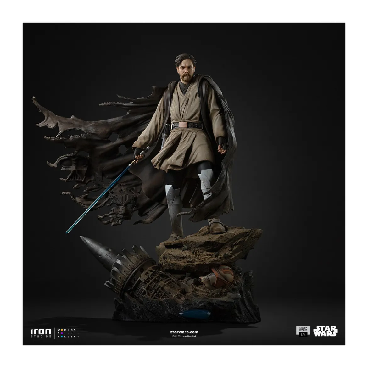 Iron Studios Star Wars - Obi-Wan Kenobi Legacy Replica 1/4 Signatures