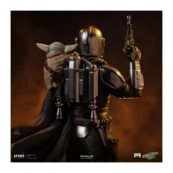 Iron Studios Star Wars - The Mandalorian and Grogu Art Scale 1/10 - The Mandalorian and Grogu Movie