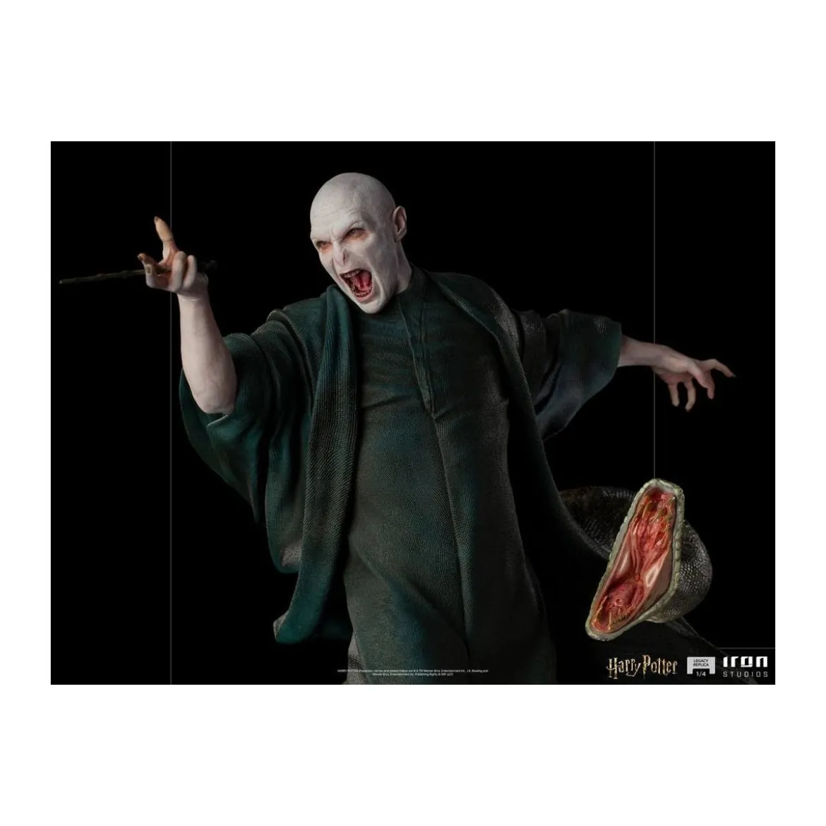Iron Studios - Statue Legacy Replica 1/4 Voldemort & Nagini - Harry Potter - Occasion
