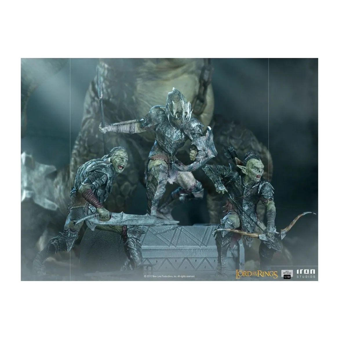 IRON STUDIOS - Swordsman Orc BDS Art Scale 1/10 - Lord of the Rings