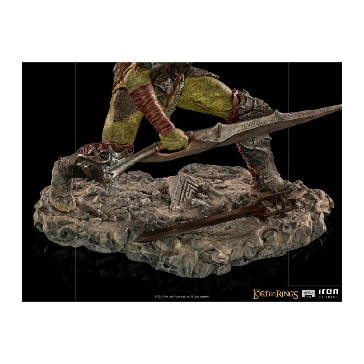 IRON STUDIOS - Swordsman Orc BDS Art Scale 1/10 - Lord of the Rings