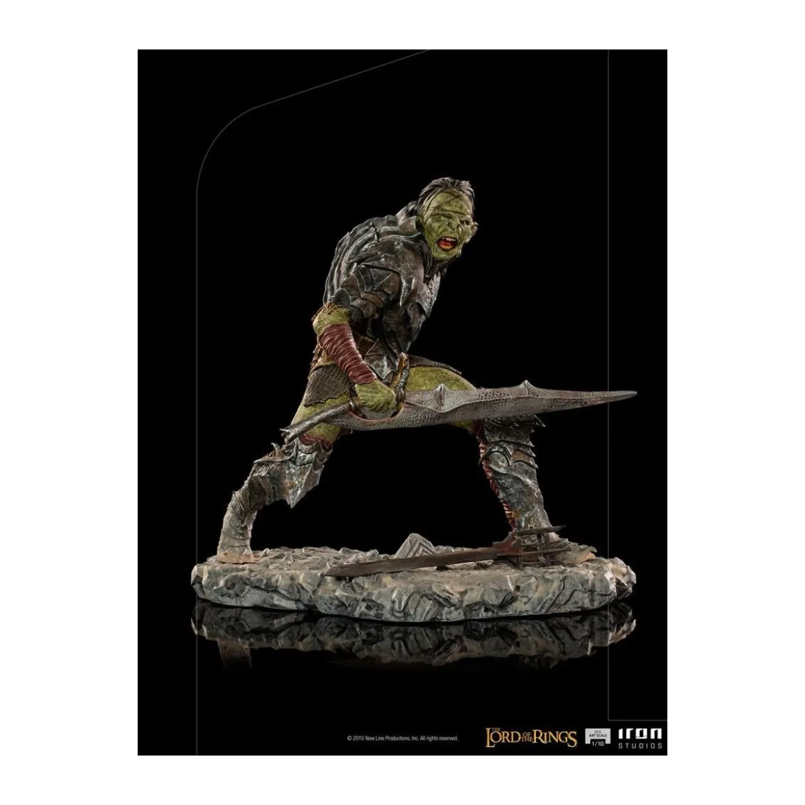 IRON STUDIOS - Swordsman Orc BDS Art Scale 1/10 - Lord of the Rings