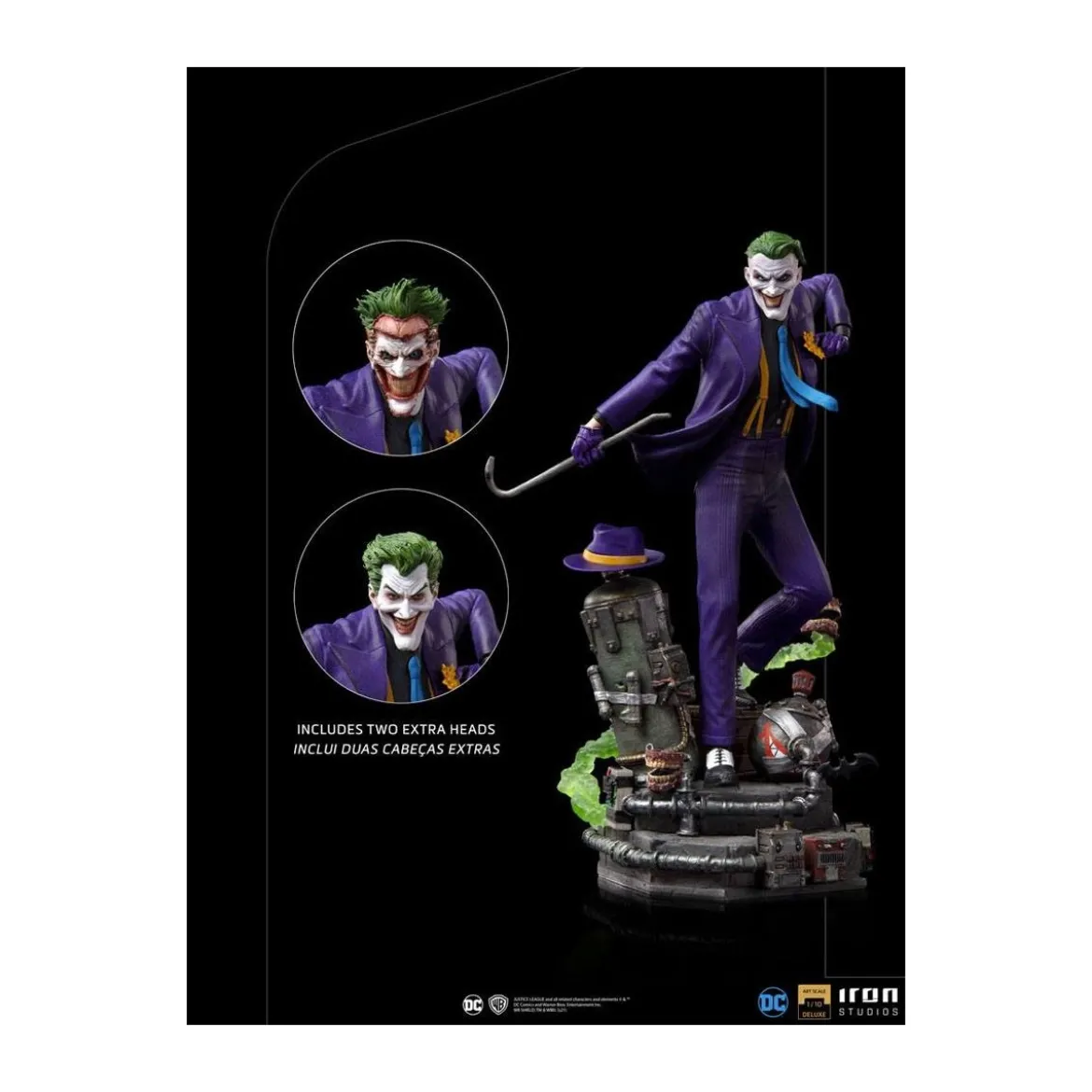 Iron Studios - The Joker - Deluxe Art Scale 1/10