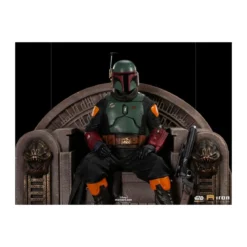 IRON STUDIOS - The Mandalorian - Deluxe Art Scale Boba Fett on Throne 1/10 - The Mandalorian