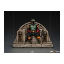 IRON STUDIOS - The Mandalorian - Deluxe Art Scale Boba Fett on Throne 1/10 - The Mandalorian