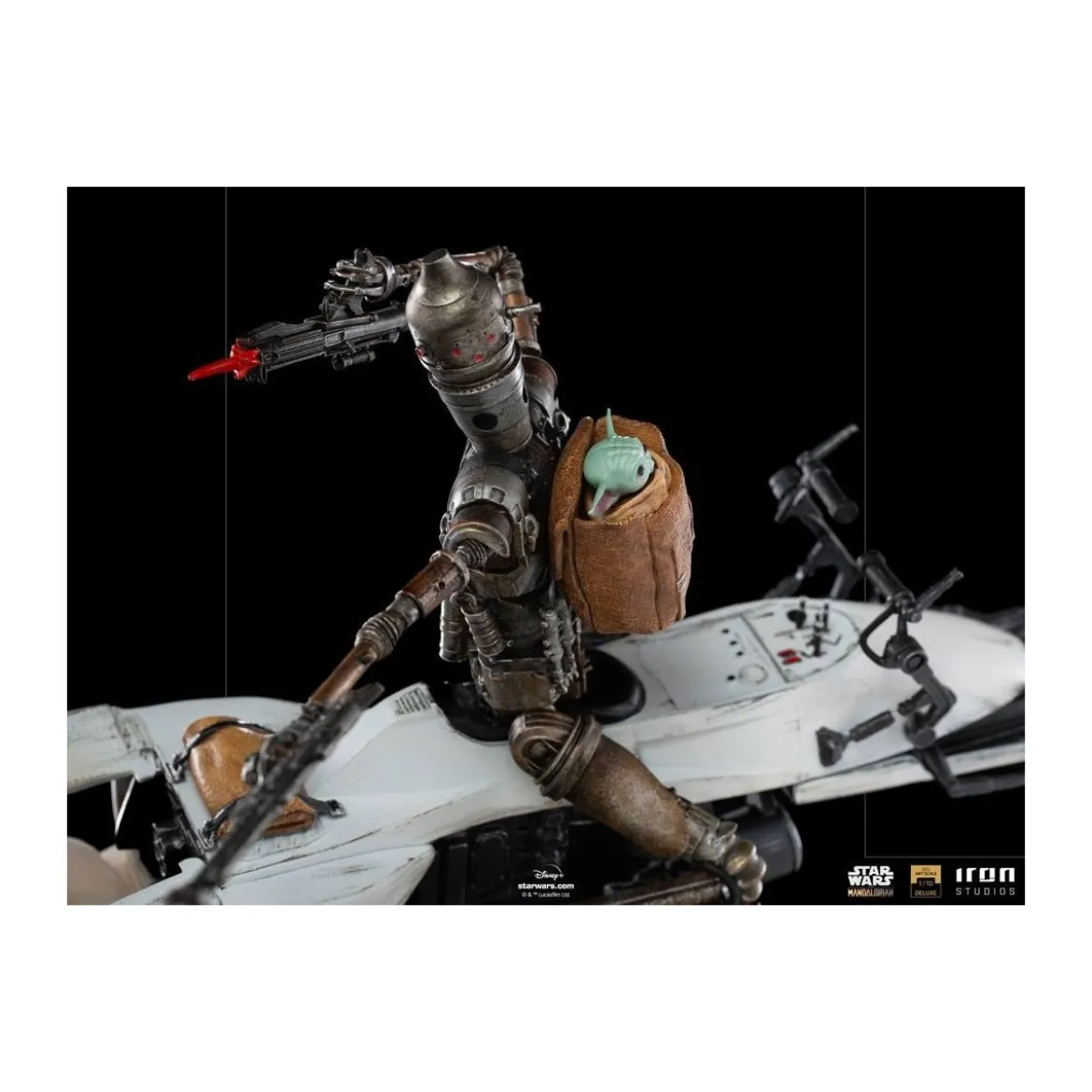 IRON STUDIOS - The Mandalorian - IG-11 & The Child Deluxe Art Scale 1/10 - Star Wars