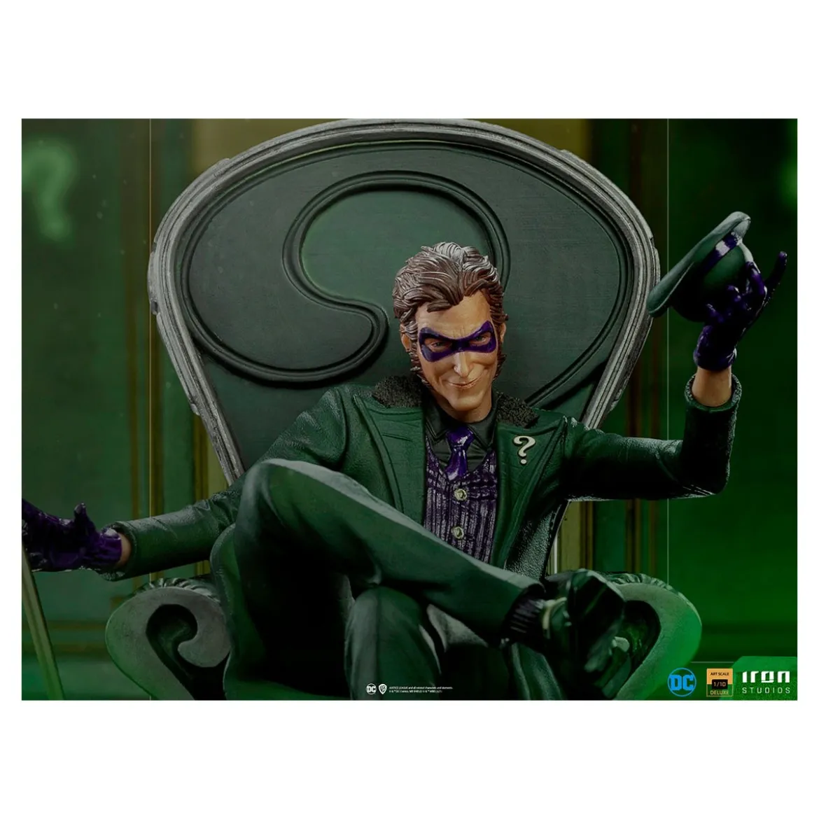 Iron Studios - The Riddler Deluxe – DC Comics Series 7 - Art Scale 1/10
