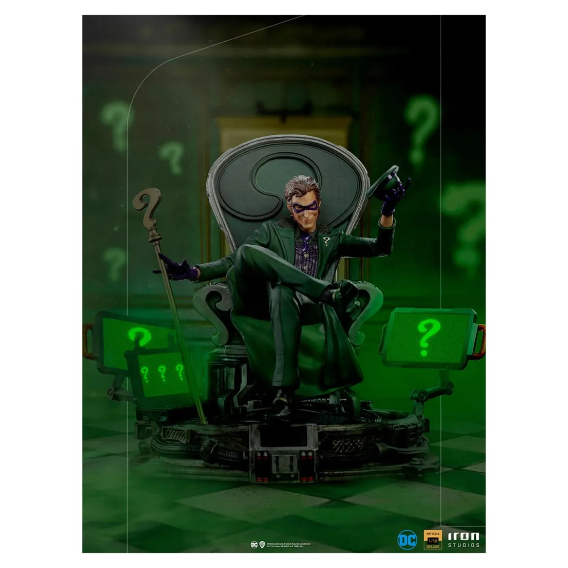 Iron Studios - The Riddler Deluxe – DC Comics Series 7 - Art Scale 1/10